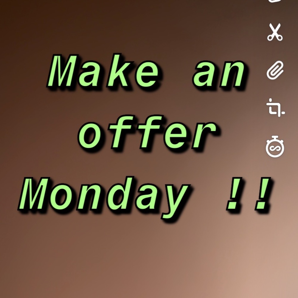 MAKE ON OFFER